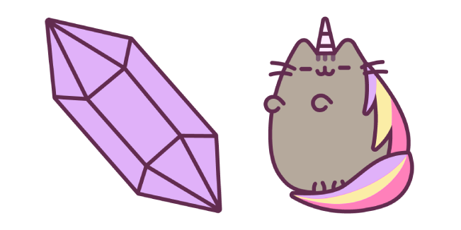 Pusheen Pusheenicorn & Crystal Cursor