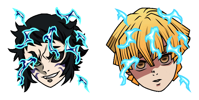 Demon Slayer Kaigaku & Zenitsu Animated Cursor