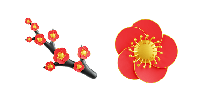Japanese Cherry Blossom 3D Cursor