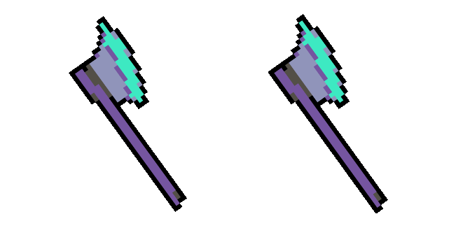 Deltarune Susie Darkworld Axe Animated Cursor