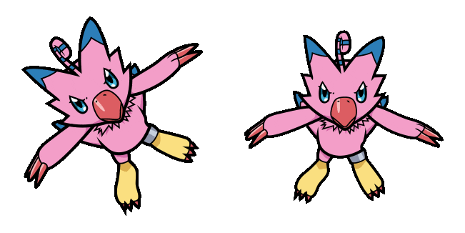 Digimon Biyomon Animated Cursor