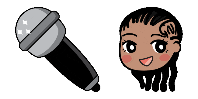 Katseye Chibi Manon & Mic Animated Cursor