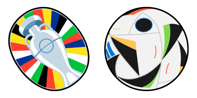 Euro 2024 Logo & Ball Cursor