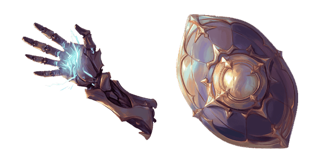 Fantasy Hand & Shield Cursor