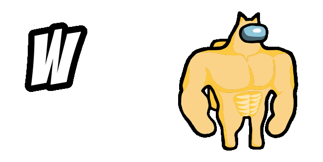 Among Us Doge Crewmate Meme Animated Cursor