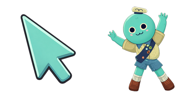 Peak Cyan Scout & Arrow Cursor