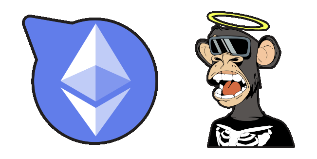 Ethereum & Bored Ape NFT Animated Cursor