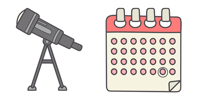 Telescope & Calendar Cursor