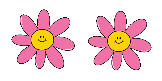 Funny Pink Flower Animated Cursor