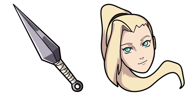 Naruto Ino Yamanaka & Kunai Cursor