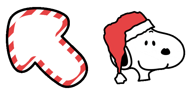 Christmas Snoopy & Arrow Animated Cursor