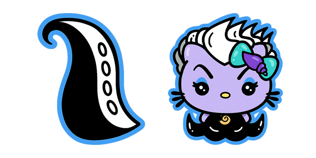 Sanrio x Disney Hello Kitty Ursula Mashup Cursor