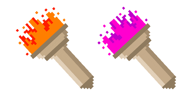 Torch Pixel Animated Cursor