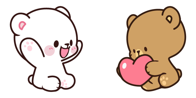 Milk & Mocha Bear Love Cursor