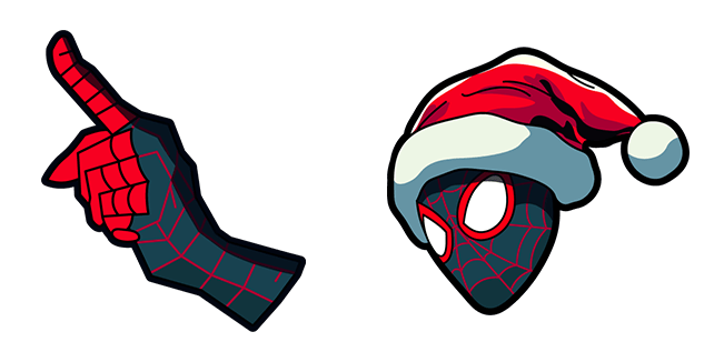 Christmas Miles Morales Cursor