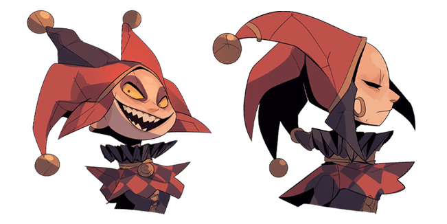 Spooky Harlequin Clown Cursor