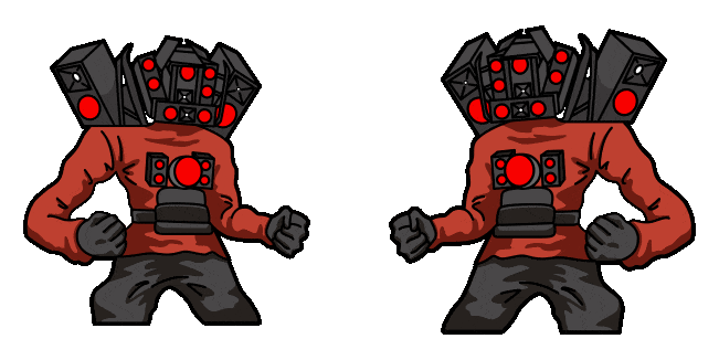 Skibidi Toilet Titan Speakerman Animated Cursor