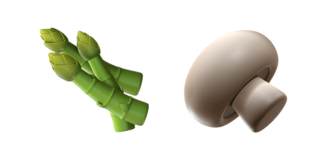 Asparagus & Mushroom 3D Cursor