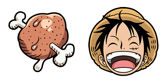 One Piece Monkey D. Luffy & Meat Cursor