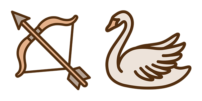 Angelcore Bow & Swan Cursor