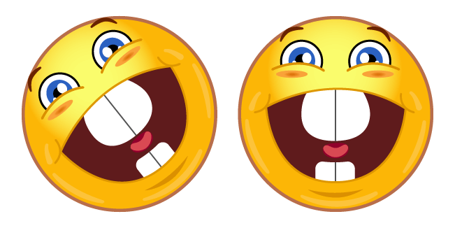 Smiling Buck Tooth Emoji Meme Cursor