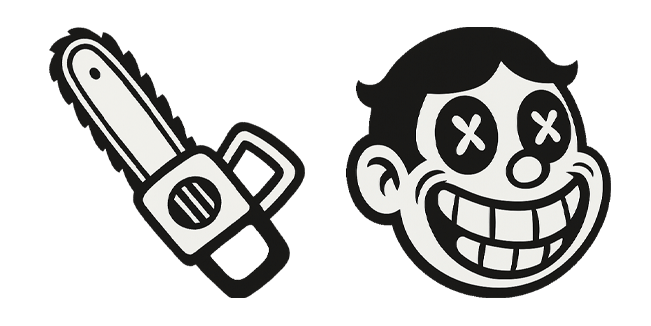 Retro Cartoon Serial Killer Cursor