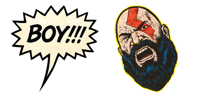 God of War Kratos Boy Meme Cursor