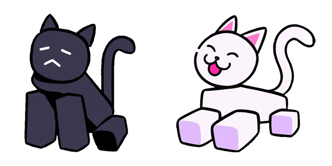 Roblox Black & White Cat Cursor