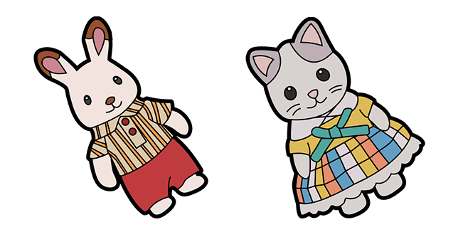 Calico Critters Harlin & Monica Cursor