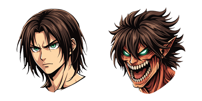 Attack on Titan Eren Yeager & Titan Cursor