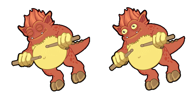 My Singing Monsters Drumpler Animated Cursor