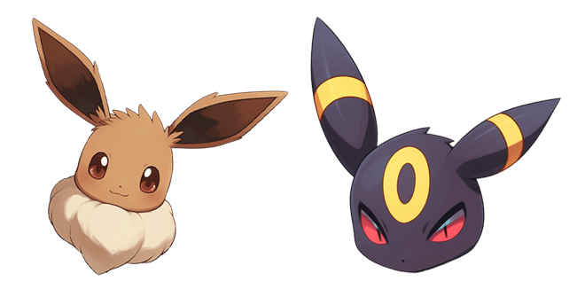 Pokemon Eevee & Umbreon Cursor