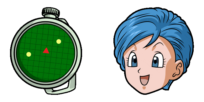Dragon Ball Bulma & Dragon Radar Animated Cursor