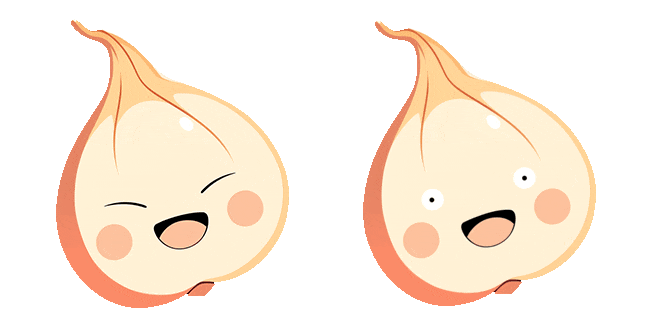 Cute Onion Animated Cursor