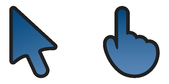 Thunder Sky Gradient Animated Cursor