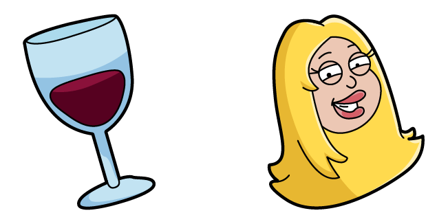 American Dad Francine Smith & Ultra Fresh Cursor