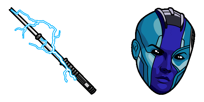 Nebula & Electroshock Batons Animated Cursor