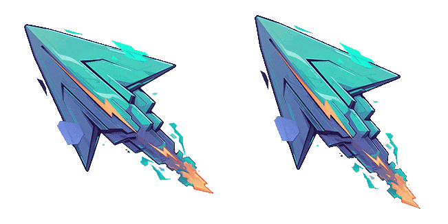 Lightning Speed Arrow Animated Cursor