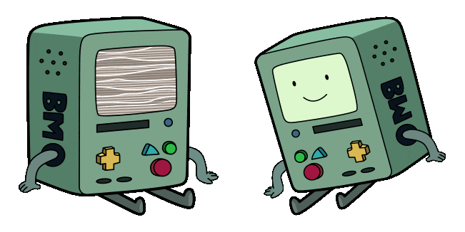 Adventure Time BMO VHS Mode Animated Cursor