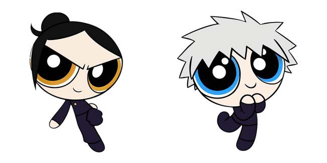 JJK x The Powerpuff Girls Suguru Geto & Sattoru Gojo Cursor