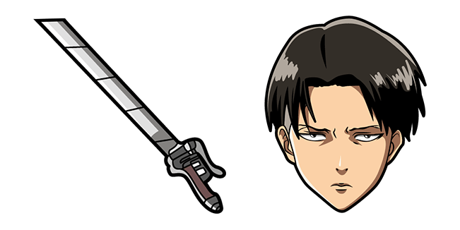 Attack on Titan Levi Ackerman & Sword Cursor