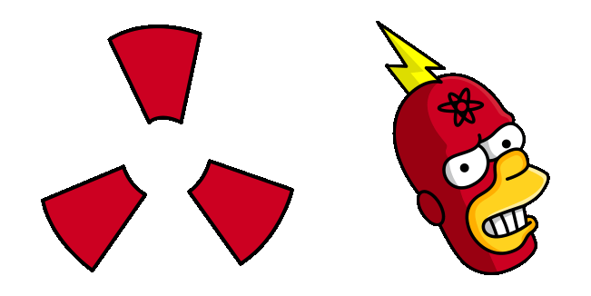 The Simpson Radioactive Man Animated Cursor
