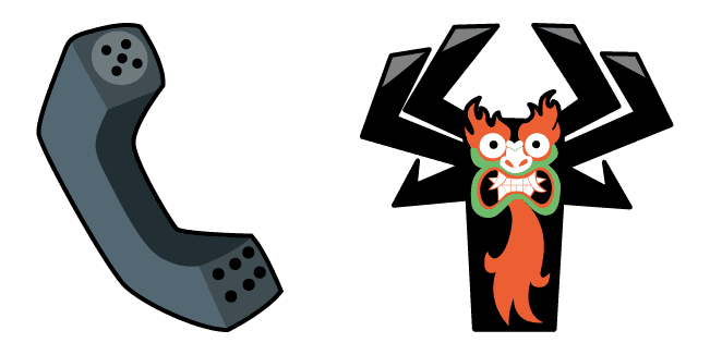 Samurai Jack Aku & Phone Cursor
