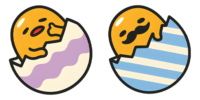 Cute Easter Gudetama Cursor