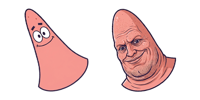 Patrick Star Nvidia DLSS 5 Meme Cursor