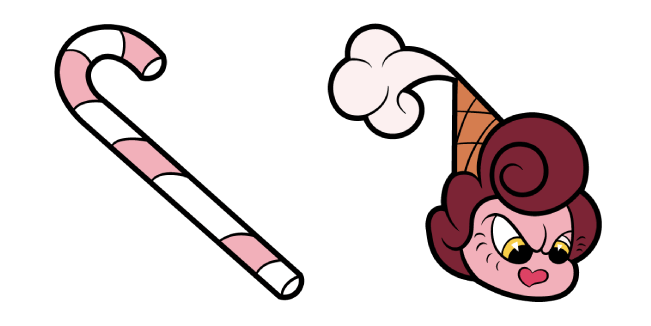 Cuphead  Baroness Von Bon Bon & Candy Cane Cursor
