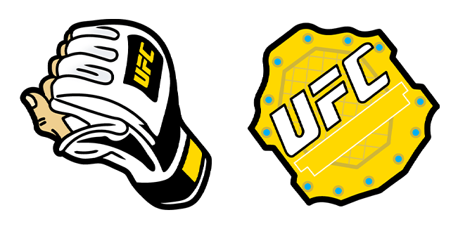 UFC Glove & Championship Belt Cursor