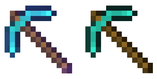 Minecraft Enchanted Diamond Pickaxe Animated Cursor