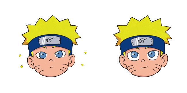 Funny Naruto Head Animated Cursor