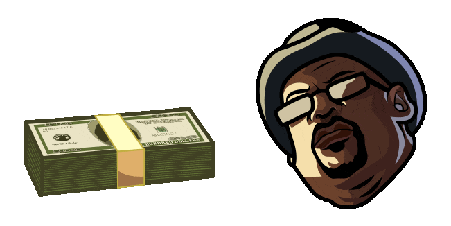 GTA San Andreas Big Smoke & Cash Animated Cursor